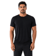 Camiseta Tech Modal personalizada com a estampa da sua marca, produzida pela Gubo