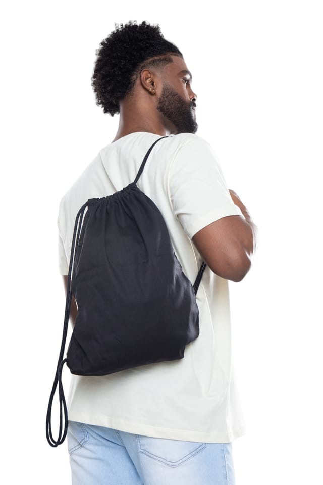 Sacochila personalizada com a estampa da sua marca, produzida pela Gubo
